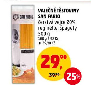 Těstoviny San Fabio