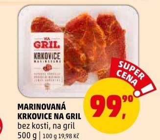 Vepřová krkovice marinovaná Na gril Penny