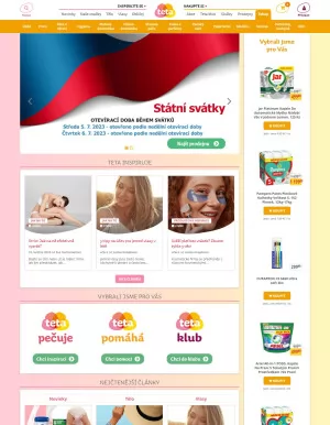 akční leták Teta drogerie 5.7.2023-11.7.2023
