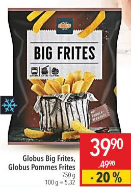 Hranolky mražené Big Frites Globus