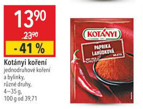 Koření Paprika lahůdková Kotányi