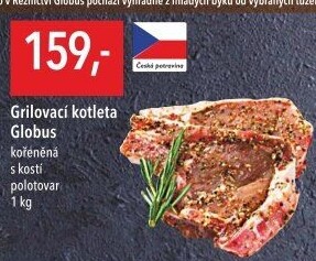Kotleta na gril s kostí kořeněná Globus