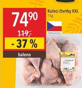 Kuřecí čtvrtky Vodňanské kuře