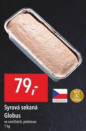 Sekaná syrová Globus