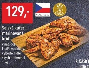 Selská kuřecí marinovaná křídla Globus