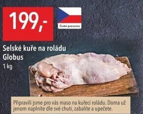 Selské kuře na roládu Globus