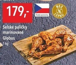 Selské kuřecí stehna marinovaná Globus