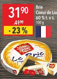 Sýr Brie Coeur de Lion