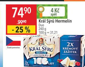 Sýr Hermelín Král sýrů