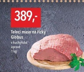 Telecí maso na řízky Globus