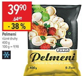 Těstoviny plněnémražené Pelmeni Povar