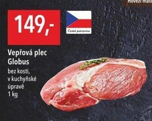 Vepřová plec bez kosti Globus