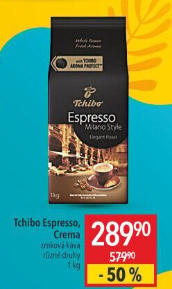 Zrnková káva Tchibo Espresso Milano style