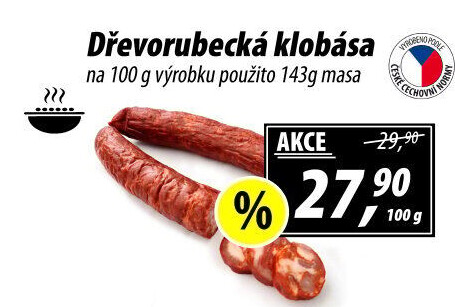 Dřevorubecká klobása