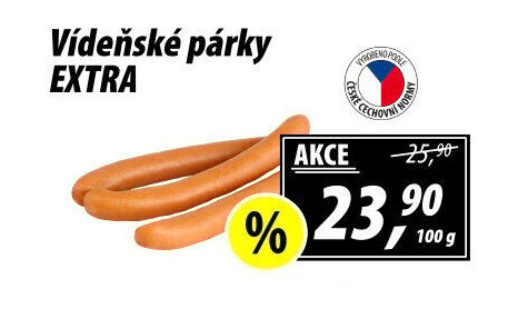Párky vídeňské extra
