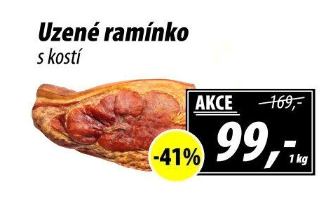 Uzené ramínko s kostí