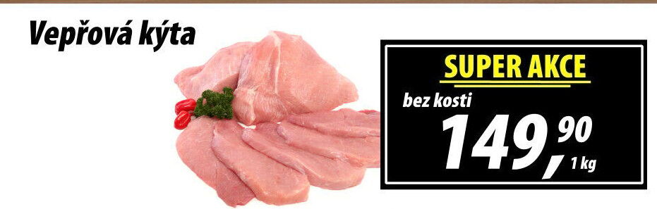 Vepřová kýta bez kosti