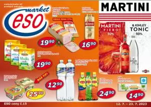 akční leták ESO MARKET 12.7.2023-23.7.2023