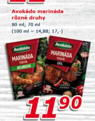Marináda Avokádo
