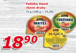 Paštiky Hamé
