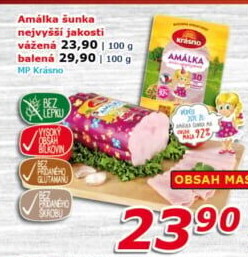 Šunka Amálka nejvyšší jakosti Krásno