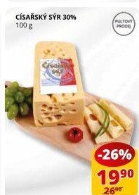 Sýr Císářský 30% Madeta