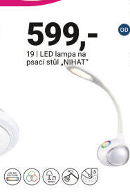 LED LAMPA NA PSACÍ STŮL „NIHAT“