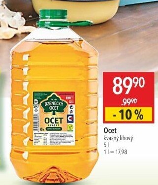 Ocet kvasný lihový Bzenecký