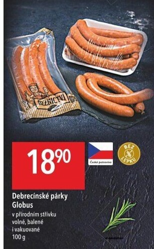 Párky debrecínské Globus