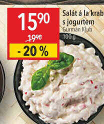 Salát a la krab s jogurtem