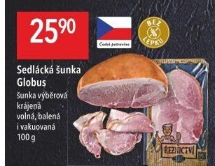 Šunka sedlácká výběrová Globus