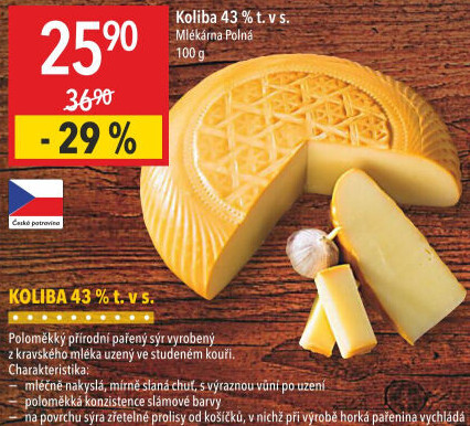 Sýr Koliba Mlékárna Polná