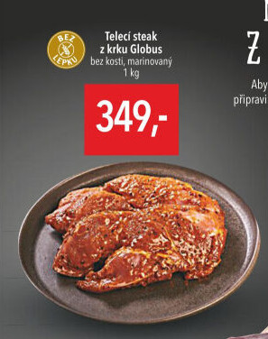 Telecí steak z krku marinovaný Globus