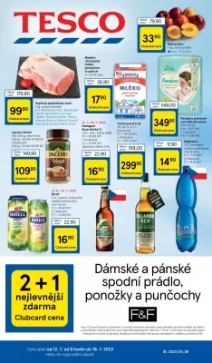akční leták Tesco 12.7.2023-18.7.2023