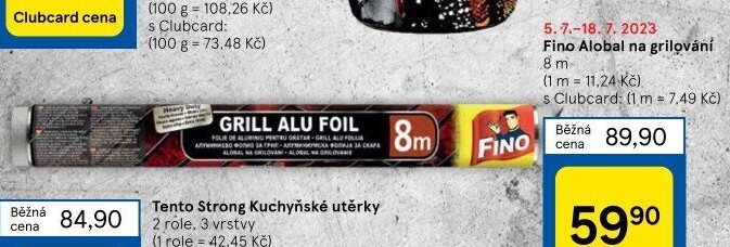 Alobal na grilovaní extra silný Fino