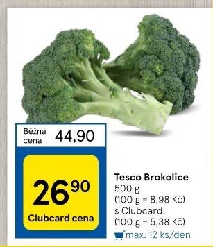 Brokolice Tesco