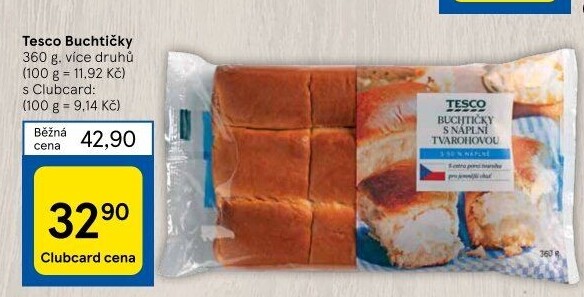 Buchtičky české Tesco