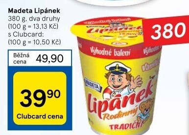 Dezert Lipánek Madeta