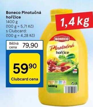 Hořčice plnotučná Boneco