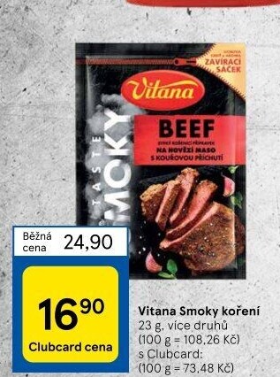Koření Smoky Vitana