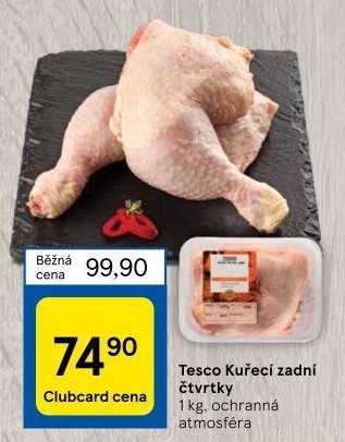 Kuřecí čtvrtky Tesco