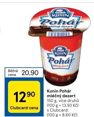 Mléčný Pohár Kunín
