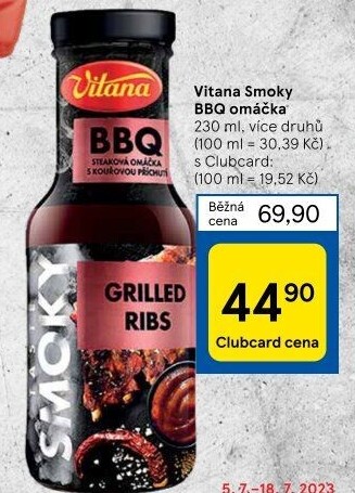 Omáčky Smoky Vitana