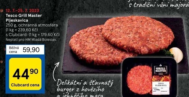 Pljeskavica Grill Master Tesco