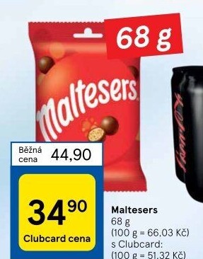 Pralinky čokoládové Maltesers
