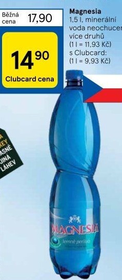Přírodní voda Magnesia