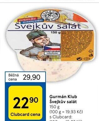 Salát Švejk Gurmán klub