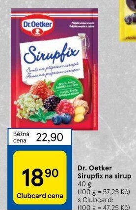 Sirupfix Dr. Oetker