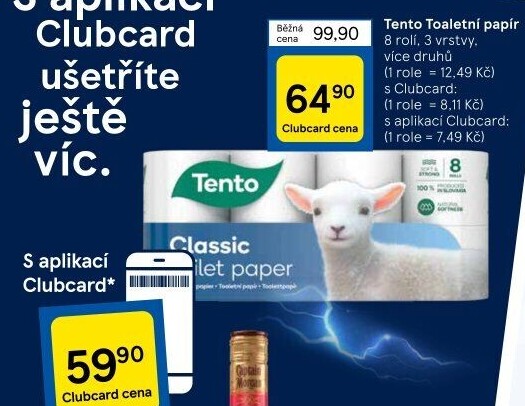 Toaletní papír 3vrstvý Tento