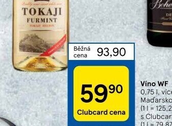 Víno Furmint Tokaji